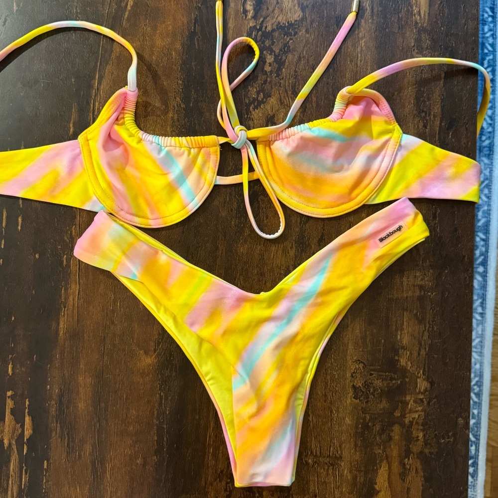 Blackbough swimwear rainbow two piece bikini